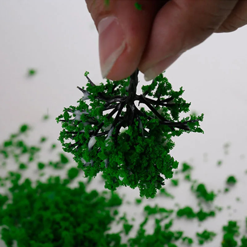 Artificial Plants Sponge Tree Powder Mini Model Leaves Foliage Model Train Railway Landscape DIY Home Deco Flower Material H5475