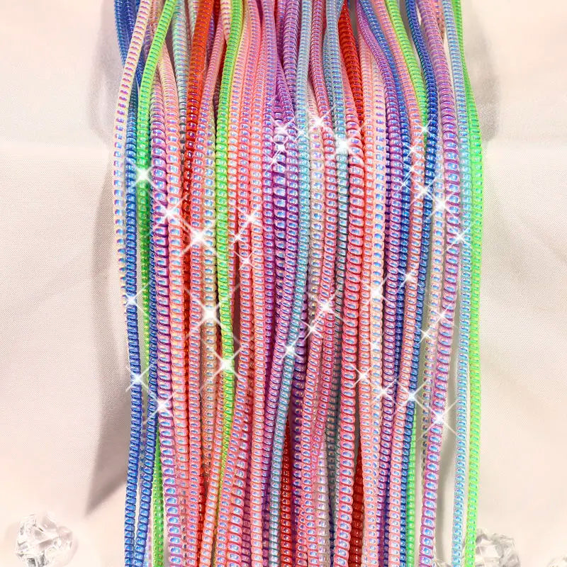 1.4M Laser USB Charging Data Line Cable Protector Wire Cord Protection Wrap Cable Winder Organizer For iPhone For Xiaomi