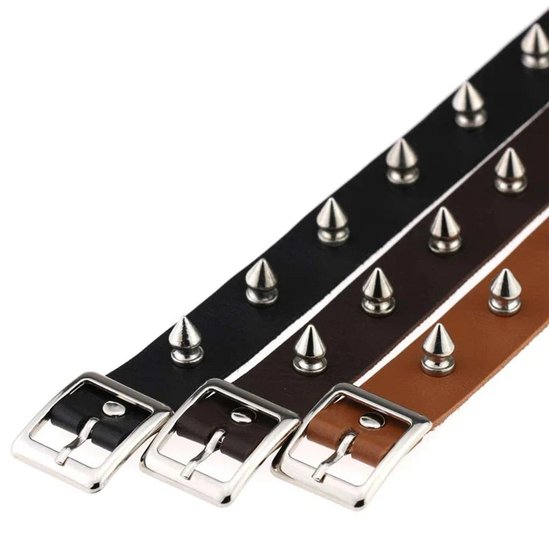 Trendy Harajuku Spike Rivet Choker Belt Collar Women Pu Leather Goth Necklace for Women Party Club Chocker Sexy Gothic Jewelry