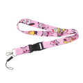 LX526 Anime Fuuny Dog Card Cover Lanyard Neck Strap Rope For Mobile Cell Phone ID Card Badge Holder With Keychain Keyring