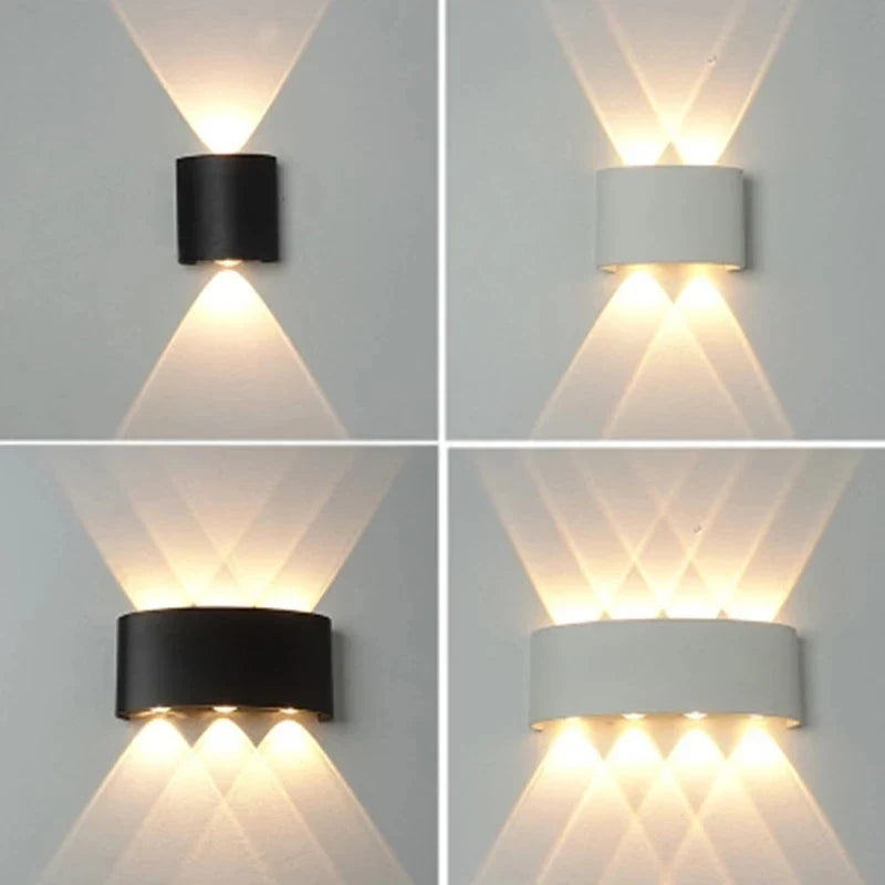 IP65 Led Wall Lamp Waterproof Interior Wall Light AC110V 220V Lndoor Outdoor Lighting For Living Room Bedroom Stairs Home Decor