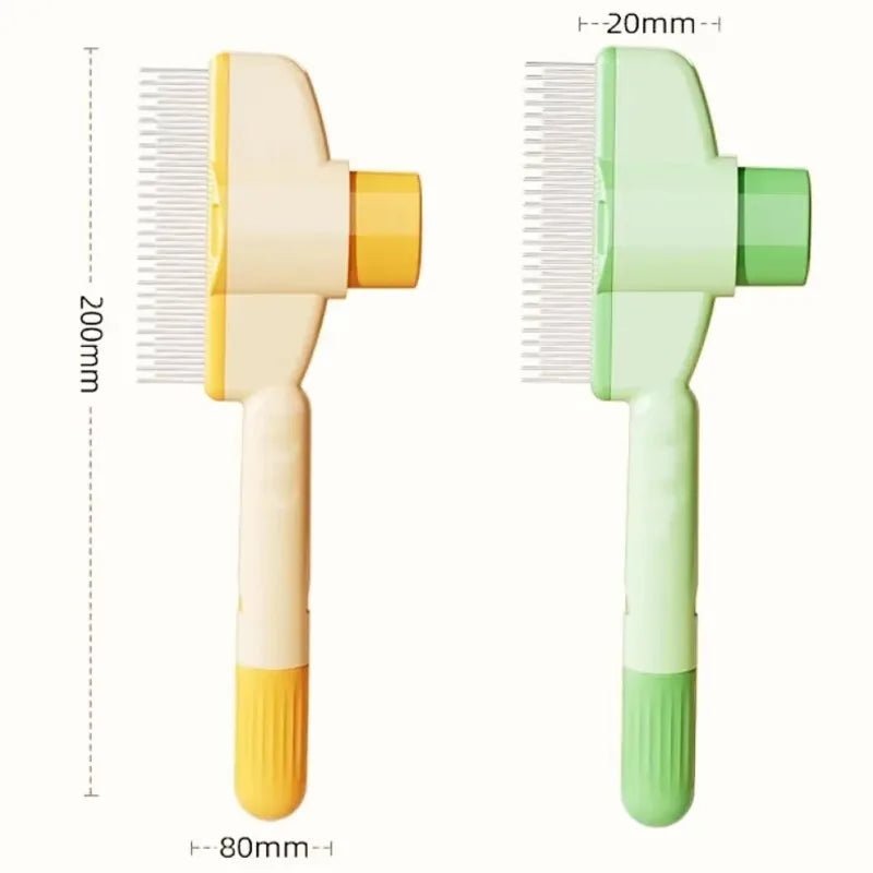 Dog Comb Pet Hair Remover One Button Dogs Brush Self-cleaning Cat Brush Massage Combs for Dog Grooming Brushes for Pet Products