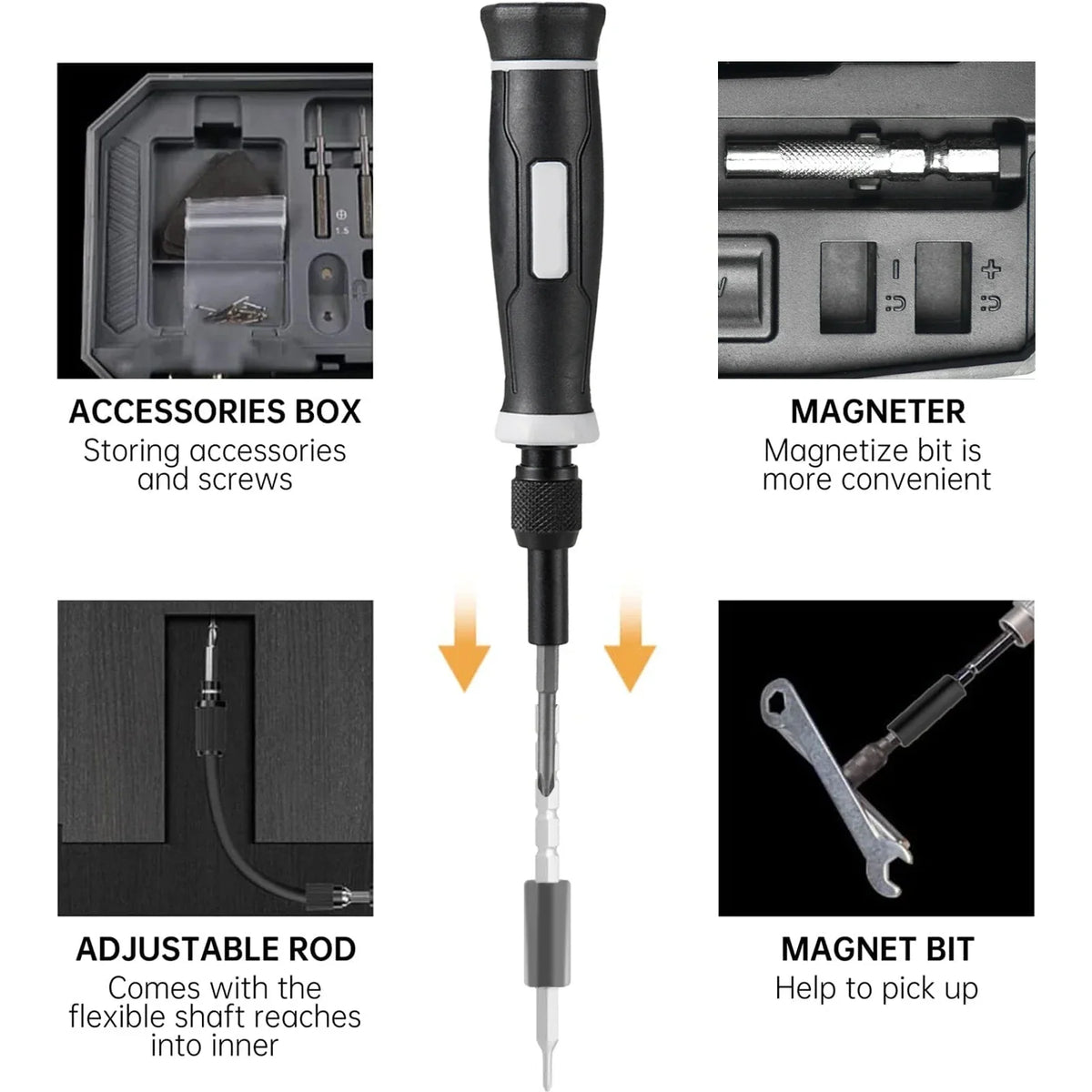 Precision Screwdriver Set, Laptop Tool Kit, 152/25 in 1 Professional Computer Screwdriver Repair Kit T5 T6 Torx Screwdriver