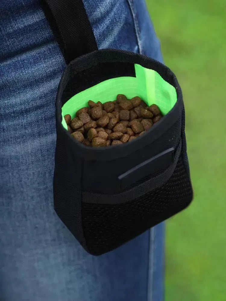 Pet Food Treat Bag Waist Pouch Dog Accessories For Dog Outdoor Training Snack Training Obedience Bag Pet Feed Pocket