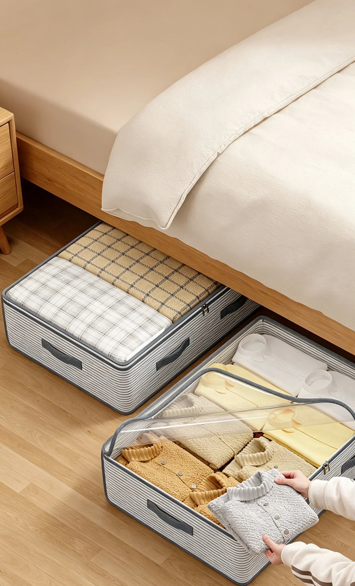 1pc Home Under-bed Garbage Bag for Clothes