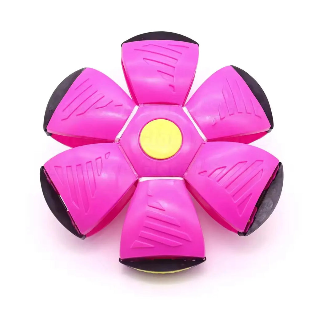 New Orange Flying Saucer Ball Magic Deformation Foot Pressure Decompression Vent Outdoor Sports Parent-Child Active  Kids Fun