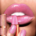 Rose Smoke Powder, Bright Starry Sky, Glossy Velvet Texture, Durable, Make Your Lips Shiny, Waterproof, Anti-fouling.lipstick