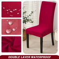 Waterproof Dining Chair Cover Stretch Chair Slipcover Removable Washable Chair Protector for Home, Restaurant, Kitchen,Banquet