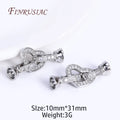 Fasteners For Bracelets Accessories 18K Real Gold Plated Connectors For Jewelry DIY Jewelry Making Supplies,Clasp For Jewelry