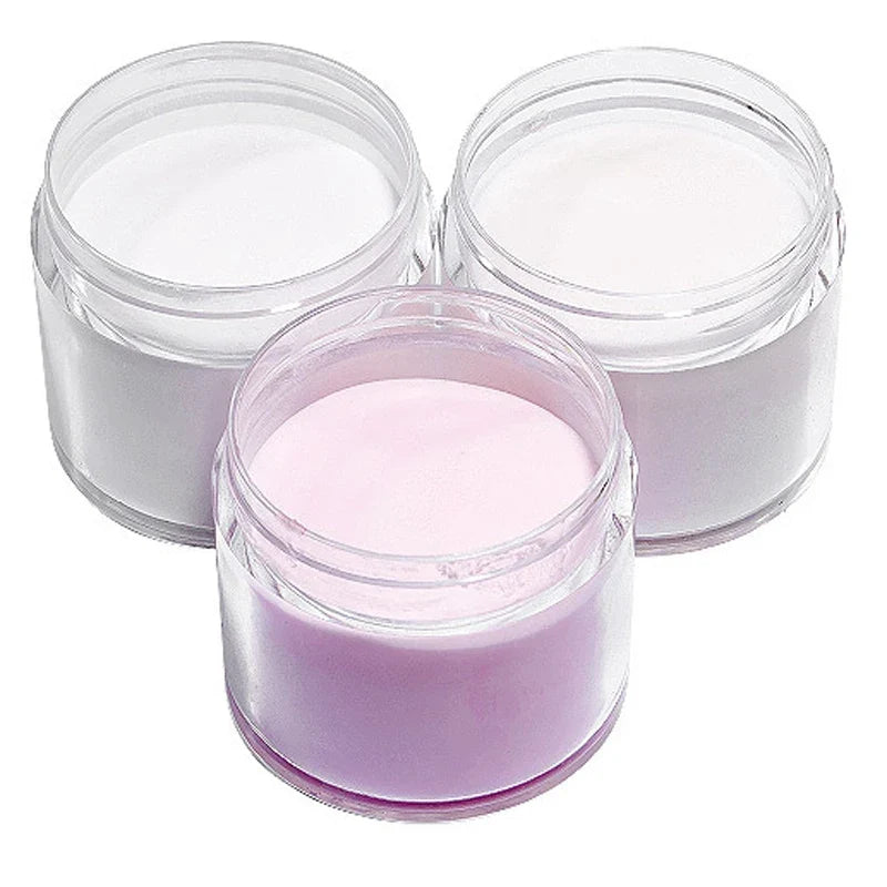 3 Colors 1 Pc Acrylic Powder for Nails Art Polymer Tips Builder Pink Clear White Nails Professional Acrylic Nail Powders LIQUID