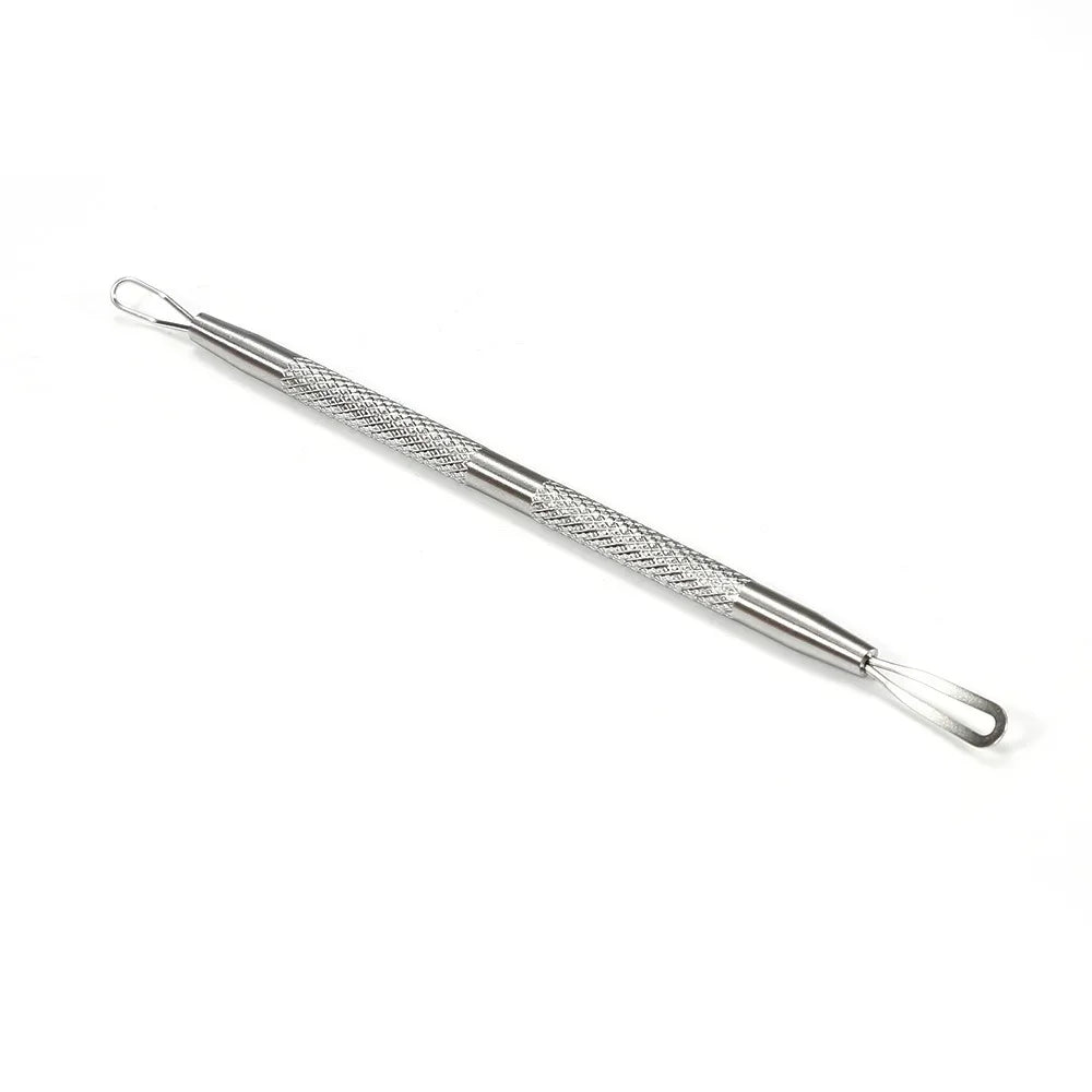 High Quality Stainless Steel Blackhead Pimples Acne Double Rings Squeeze Extractor Tool