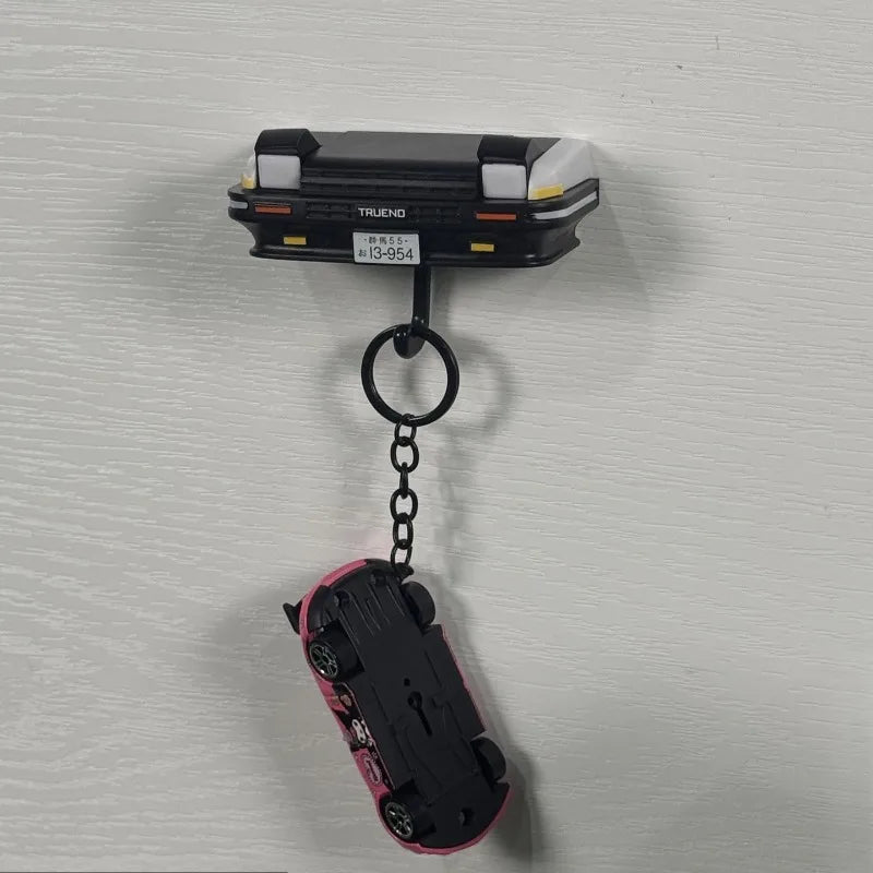 AE86 Car Headlight Keychain Decoration Wall-mounte  Key Storage Rack | Cool Automotive-Themed Keychain Holder Car Enthusiasts