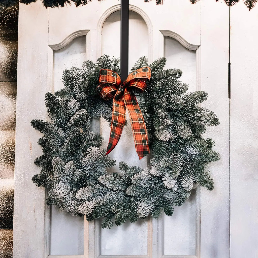 12inch/15inch Wreath Hanger for front door, Wreath Hook Over the Door Wreath Hanger Hanging Hook