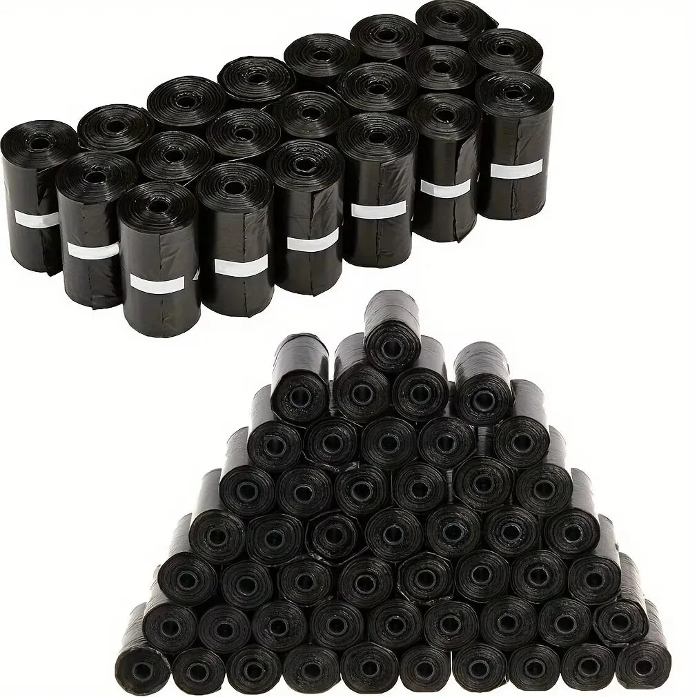 Dog Poop Bags, Portable Pet Waste Bags, Durable And Leak Proof Pet Garbage Bags, Pet Cleaning Supplies 15 Bags/ Roll