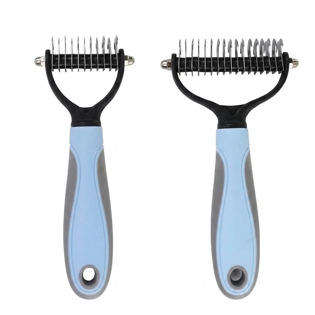 W Dog Cat Grooming Deshedding Brush Undercoat Fur Remover Knot Cutter Comb Puppy Hair Removal Shedding Pet Supplies