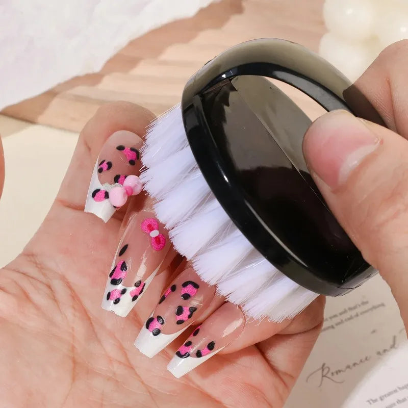 Nail Brush Refers To The Buckle Brush Bristle DIY Nail Brush Professional Cleaning Makeup Brush Nail Care Tools