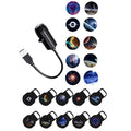 【AN】【NH】LED Galaxy Projection Light 1 Light+10 Pictures Change, LED Galaxy Projector, Starry Sky Lighting Night Light