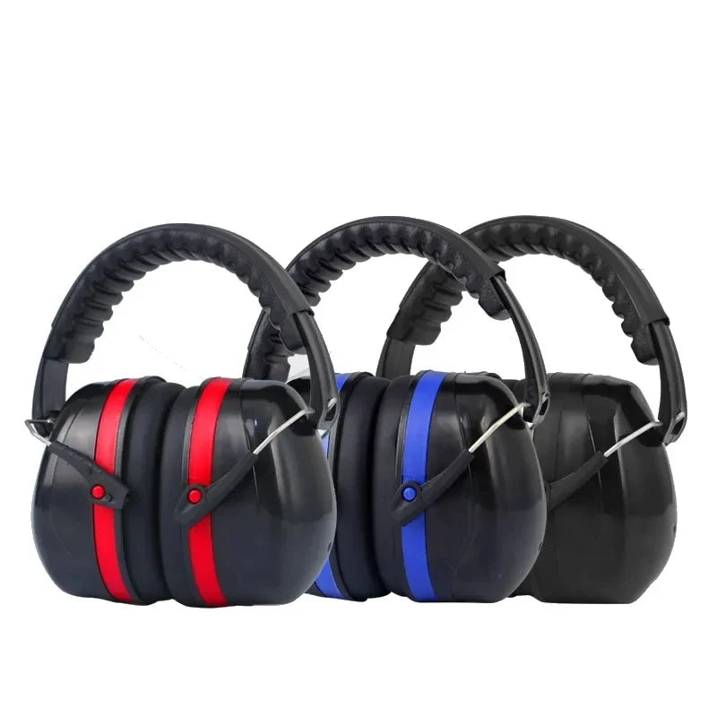 Foldable Anti-Noise Head Earmuffs Sound Reduction Ear Protector Work Safety Study Shooting Drumming Mowing Hearing Protection