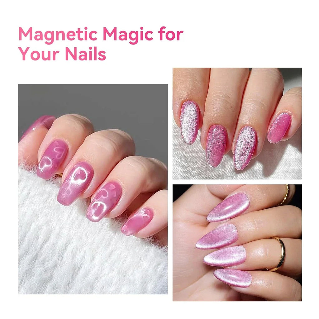 Professional Cat Paw Shaped Strong Magnet Nail Art Tools DIY Varnish Application 3D Cat's Eye Effect for Manicure