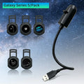 Galaxy Projector USB Star Planet Slides 360 Adjustable Gooseneck Night Light Car Bedroom Ceiling Astronaut Decoration Home Decor