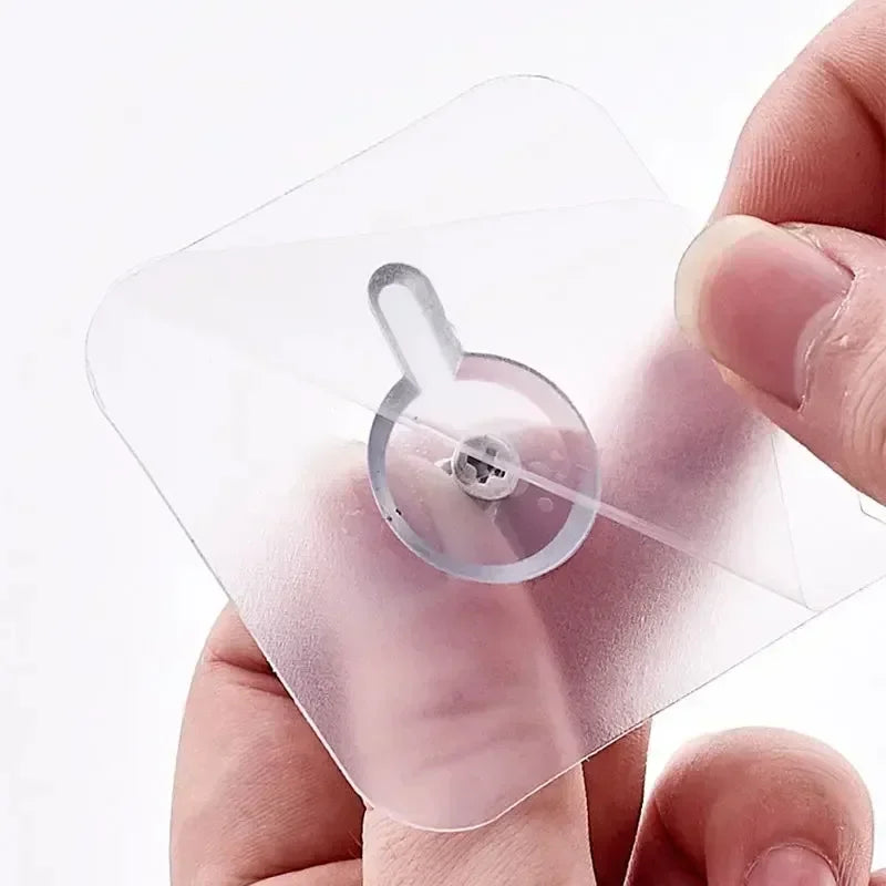 Premium Adhesive Wall Hooks Multipack - Crystal Clear Picture Hangers for Home/Office