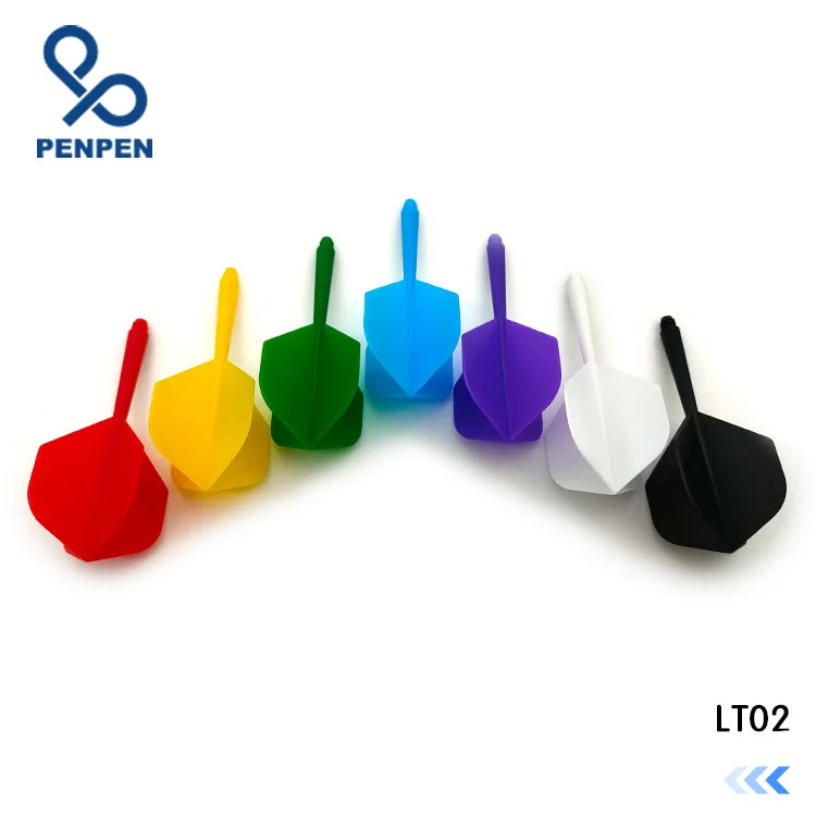 WEDARTER darts 12/9/6pcs Professional Dart Flights 2BA Screw Soft In-one Integrated Dart Flights and Shafts  LT02