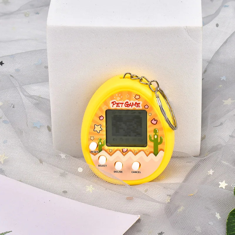Electronic Pets Game Toys Keychain Virtual Cyber Digital Animals Toys Nostalgic Game Machine For Kids Child