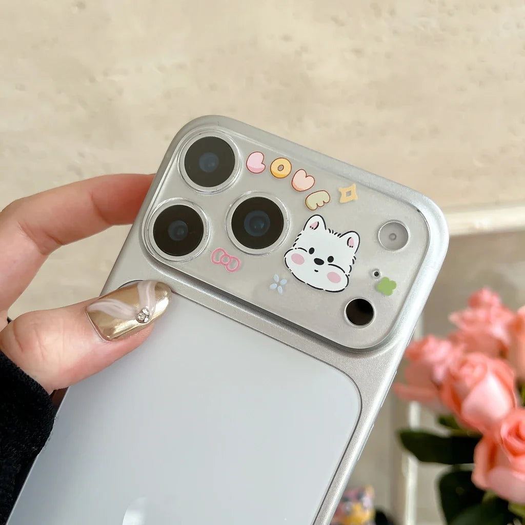 Funny Cute Dachshund Dog Puppy Series Lens Cover for iPhone 17 Pro 17 Pro Max Mobile Phone Camera Protectors