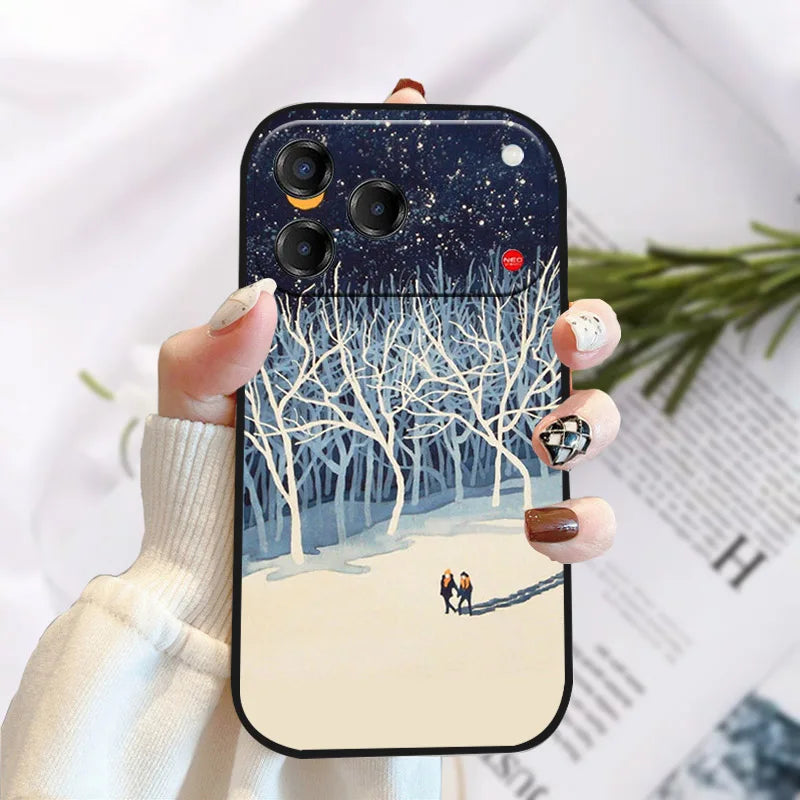For ZTE Nubia V80 Pro Case Fashion Silicone Soft TPU Back Cover For ZTE Blade V 80 Pro V80Pro 4G Phone Case Shockproof Coque