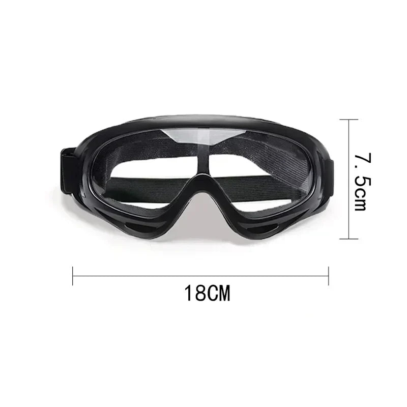 Pet Goggles Adjustable Anti UV Glare Windproof Sunglasses for Dogs Outdoor Hiking Running Beach All Breeds Eye Protection Black