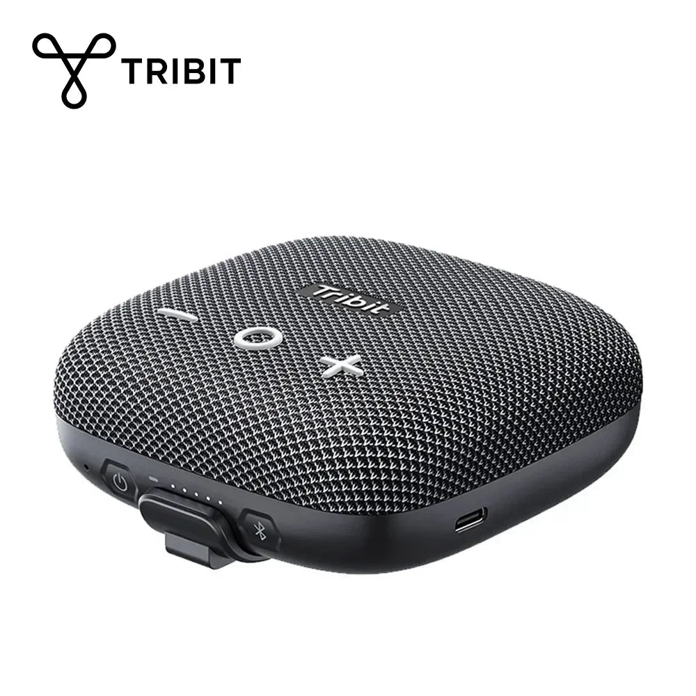Tribit StormBox Micro 2 Portable Bluetooth Speaker for Bike Outdoor 10W Deep Bass Sound IP67 Waterproof 12H Playtime TWS Stereo