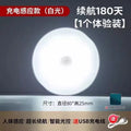 Motion Sensor LED Night Light USB Rechargeable Night Lamp for Kitchen Cabinet Wardrobe Lamp Staircase Wireless Closet Light