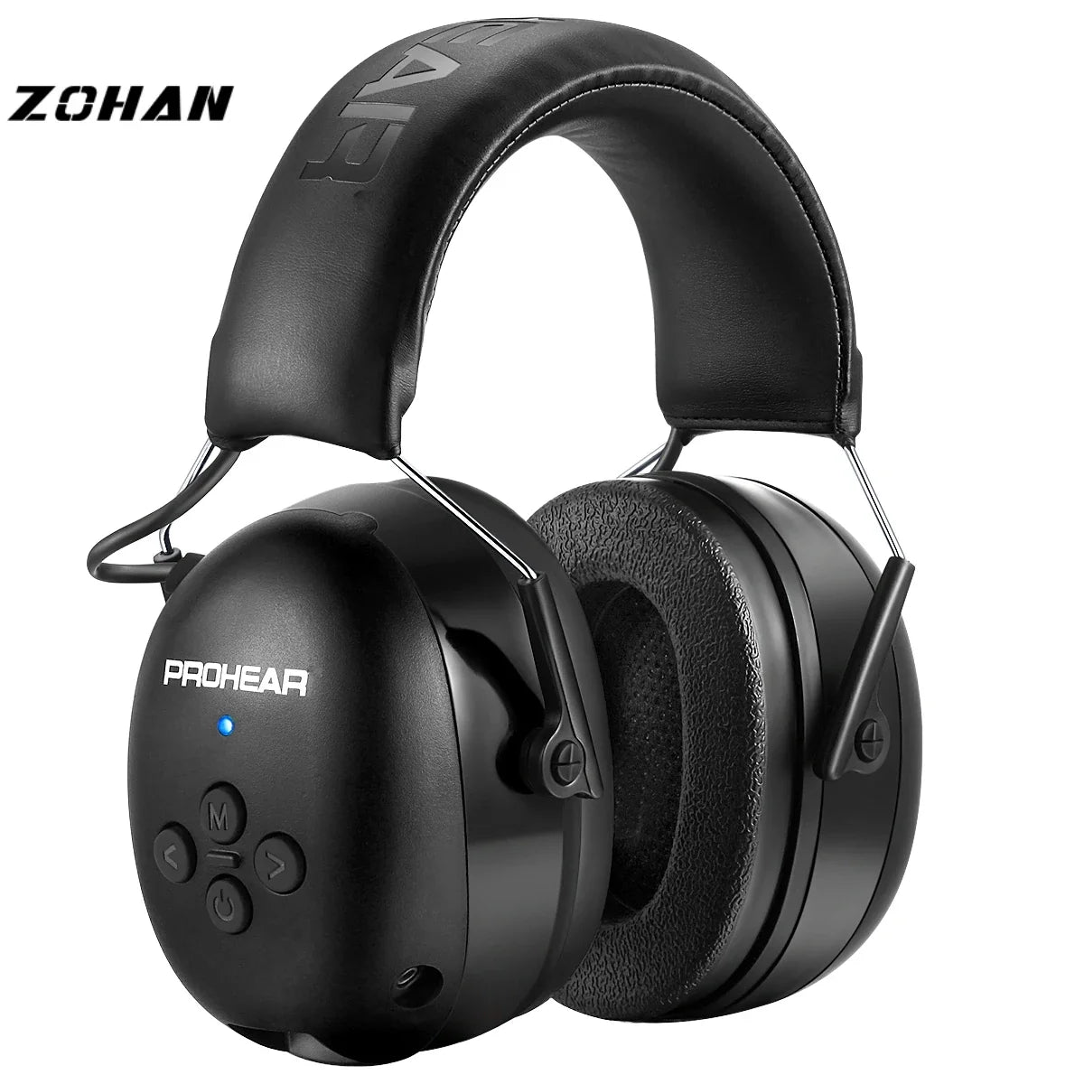 ZOHAN Electronic Headphone 5.0 Bluetooth Earmuffs Hearing Protection Headphones for Music Safety Noise Reduction Charging