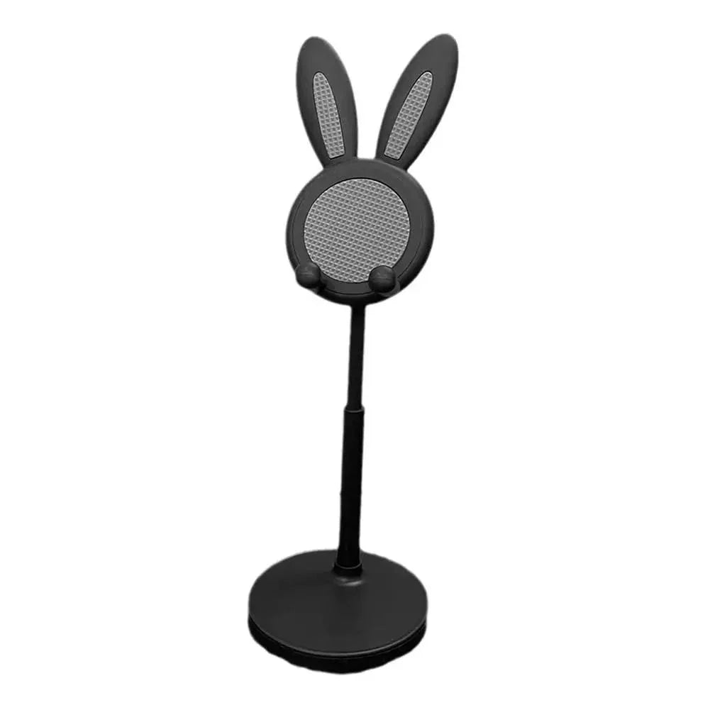 Cute Rabbit Phone Stand Multi-function Stretch Mobile Phone Holder Desktop Adjustable Phone Bracket For iPhone iPad Tablet Stand
