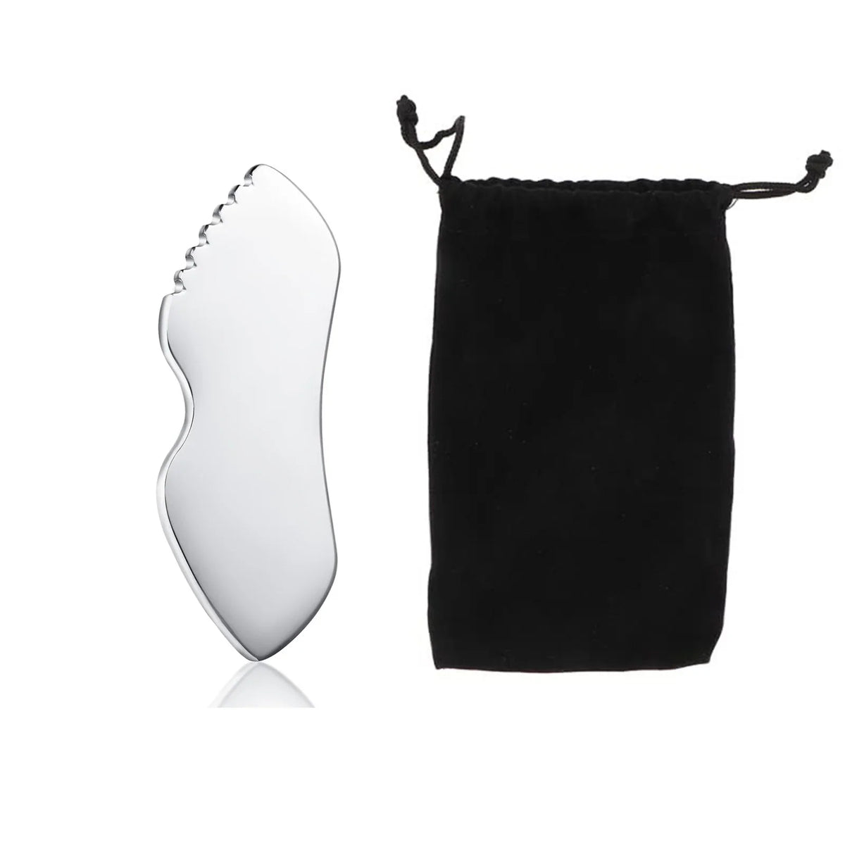 Stainless Steel Gua Sha Facial Tools Metal Detail Gua Sha Massager Face Guasha Face Sculpting Tool Facial Massage Skin Care Tool