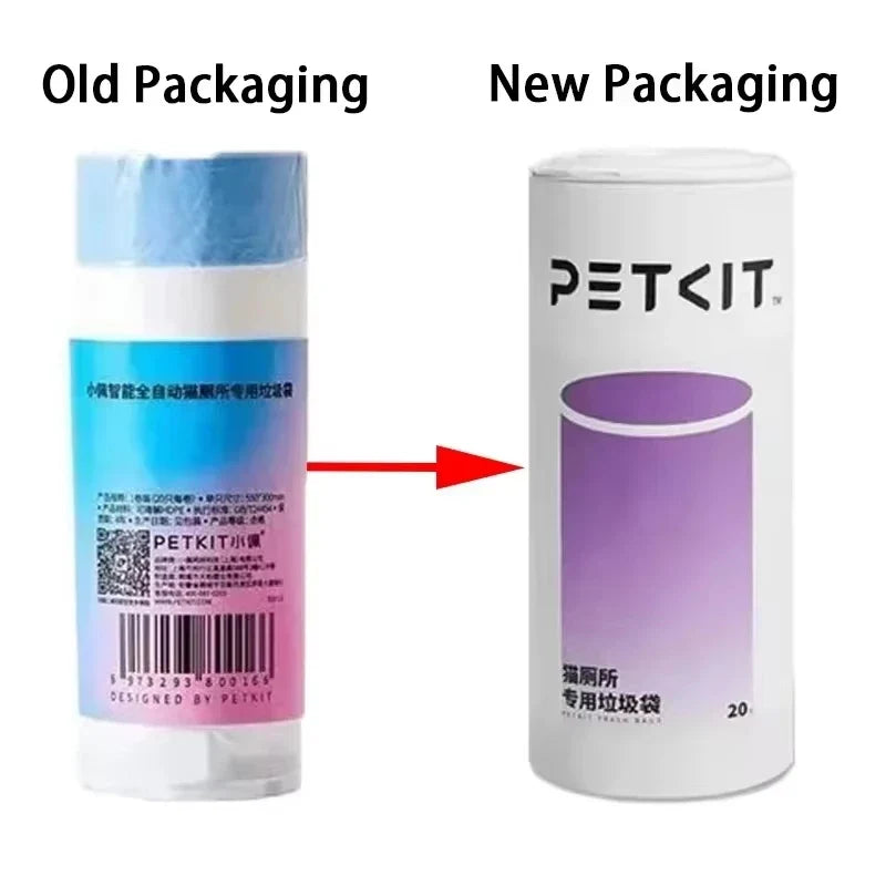 Original PETKIT Poop Bag Replacement Trash Bag Waste Bag for Pura X Pura Max Automatic Self Cleaning Cat Litter Box Liners