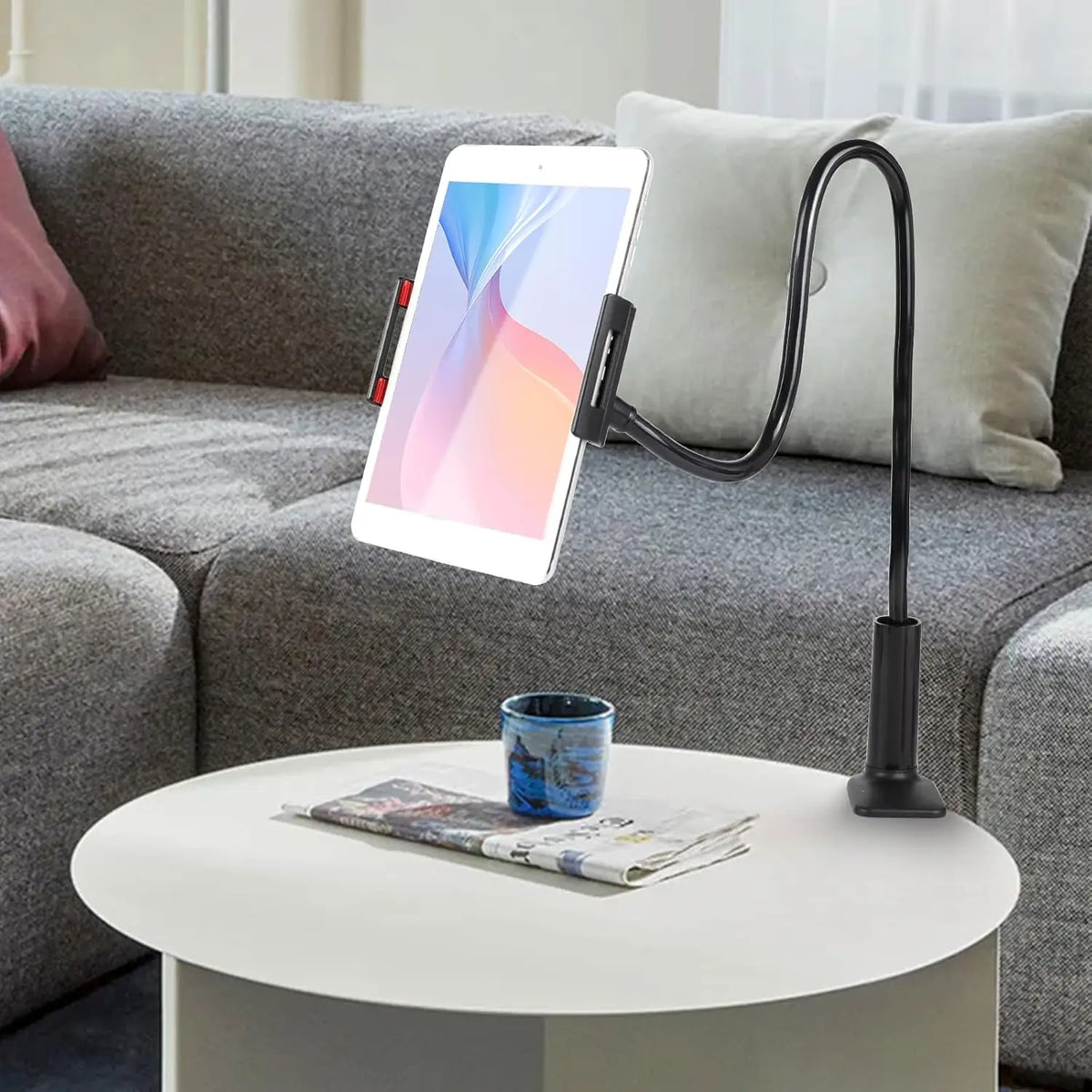 1pc 360 Lazy Bed Gooseneck Tablet Stand Adjustable Flexible Arm Clip Mount for IPad IPhone Samsung 4.7-12.9 Inch Desk Bracket