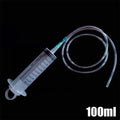 100ml-550ml Large Capacity Syringe Syringes Reusable Pump Measuring 1m Tube Pet Feeding Big Syringe Measuring Vacuum Syringe