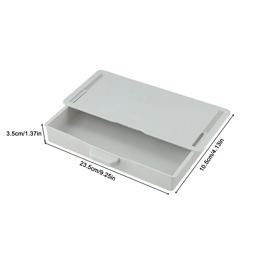 Accessories Living Room Bedroom Household Products Under Desk Drawer Organizer Storage Dust-proof ABS Adhesive