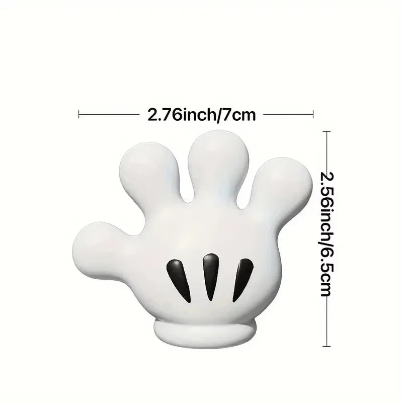 Toothbrush holder Mickey Palm cute bathroom towel suction cup multi-function hook traceless hook data cable winder