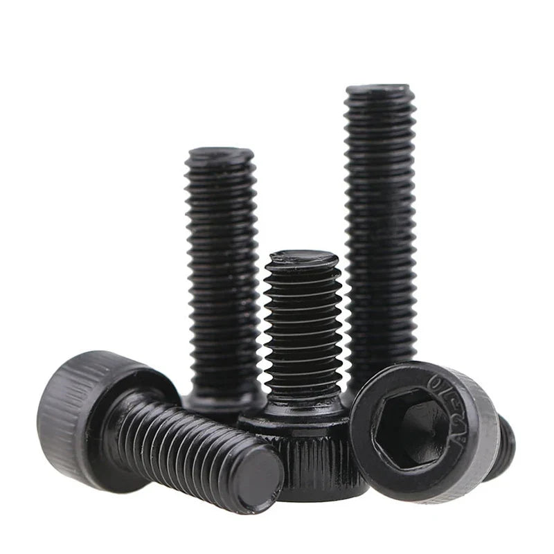 10pcs/lot Hexagon Allen Hex Socket Cup Head Screw Bolts M2 M2.5 M3 M4 M5 M6 M8 Grade 12.9 A2-70 Carbon Steel Din912