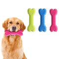1/3pcs Pet Bone Shaped Dog Chew Toys Teeth Cleaning Chew Toys, Dog Rubber Toothbrush Stick Chew Toys For Training