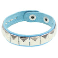 New Unique Spiked Studded Bracelet PU Leather Rivet Punk Bracelet Cuff Wrap Bangle Metal Wristband for Men Women Gothic Jewelry
