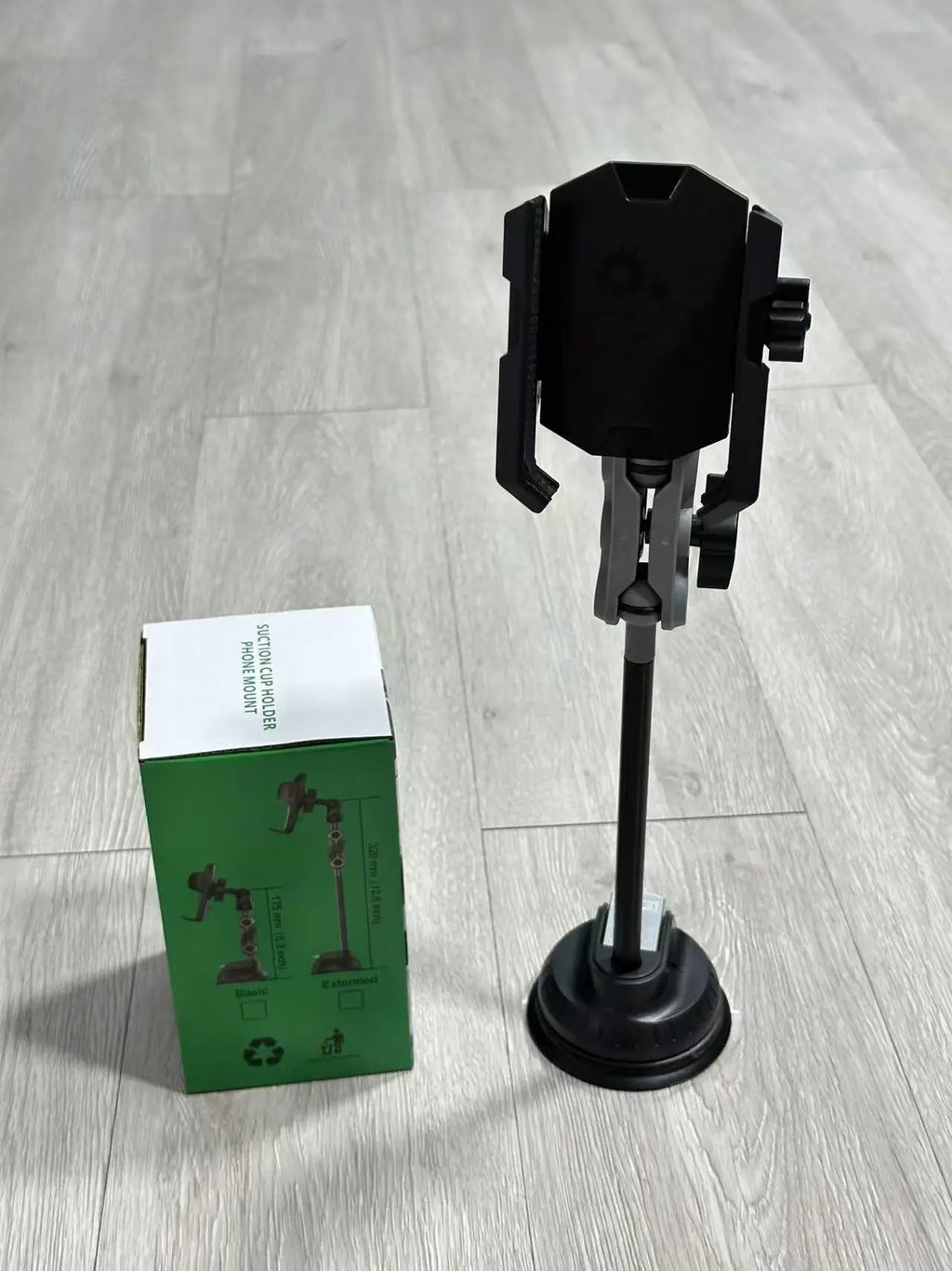 Universal Car Phone Mount Video Recording Magic Arm Suction Holder for Windshield Window Glass Vlog & Photography