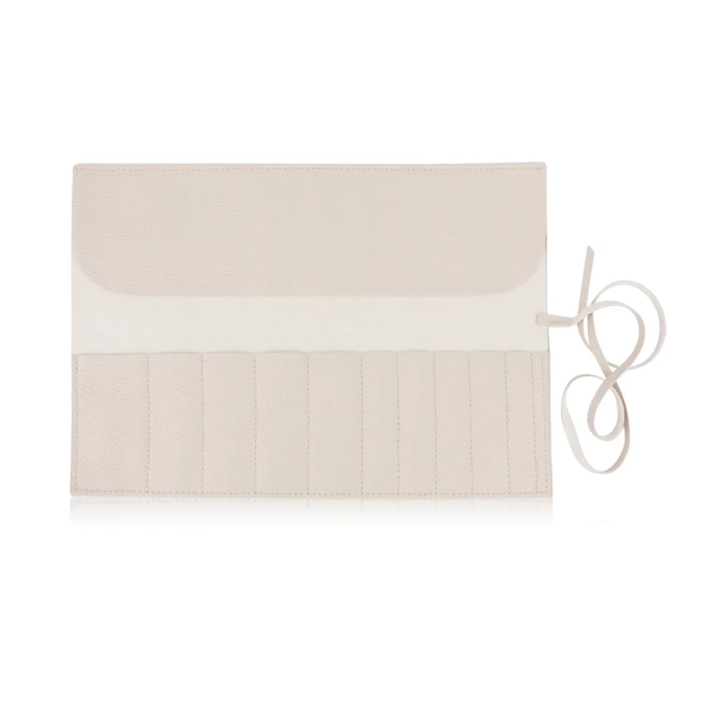 Roll Up Makeup Brush Holder, Makeup Brush Organizer, Travel Makeup Brushes Bag Cosmetic Bags Pouch For Women Eyebrow Brushes