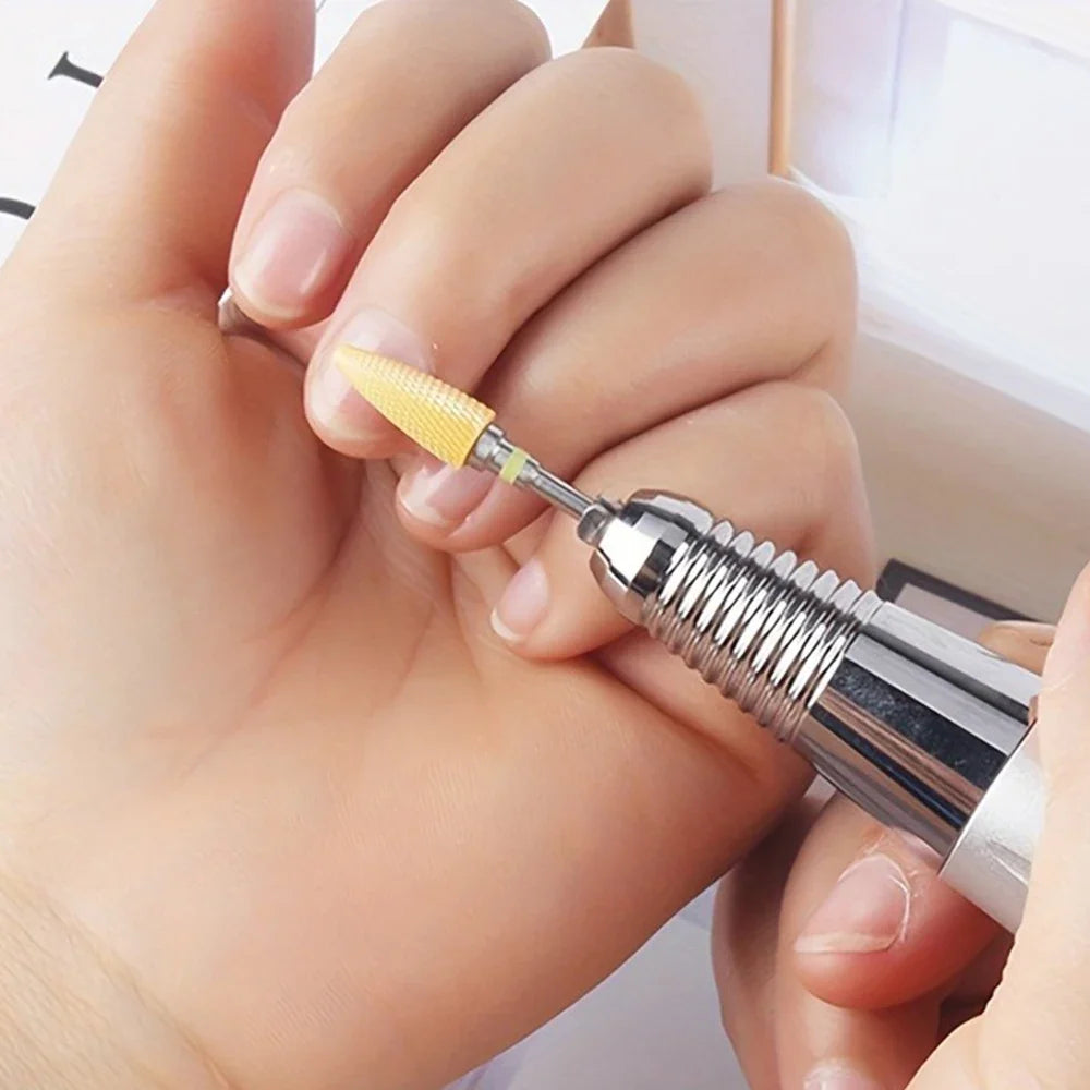 1 PC or 5 PCS Ceramic Nail Drill Bits, Suitable for Manicures, Pedicures, Gel Polishing, and Cuticle Care.