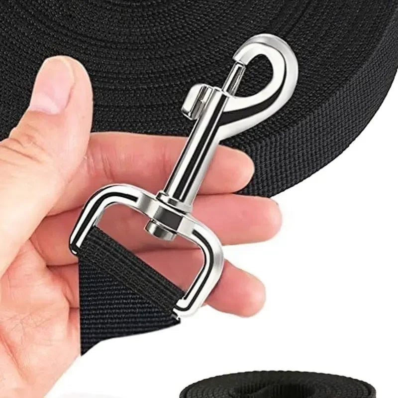Nylon Extra Long Pet Leash Durable Dog Lead For Dog Recall Training Extended Length Anti Tangle Heavy Duty Pet Leash Outdoor