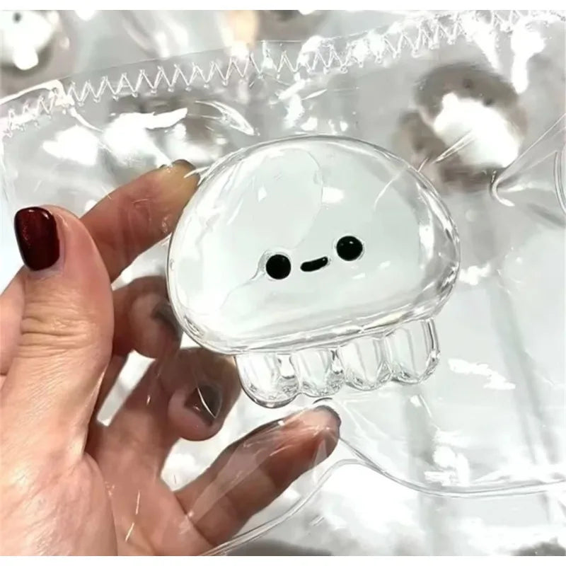 ASuper Soft Super Cute Jellyfish & Bear Squishy, Slow Rising Squeeze Stress Relief Sensory Decompression Novelty Gift for Adults
