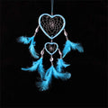 New Indian Ann Style Love Heart Feather Dream Catcher Wind Chimes Car Interior Wall Dream Catcher Ornaments Ins Dream Catcher