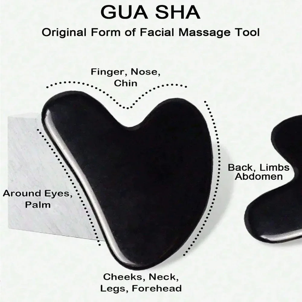 3Pcs Face Massager Kit Ice Face Roller Gua Sha Board Facial Massage Roller  Face Lifting Contouring Tools Beauty Skin Care Tools